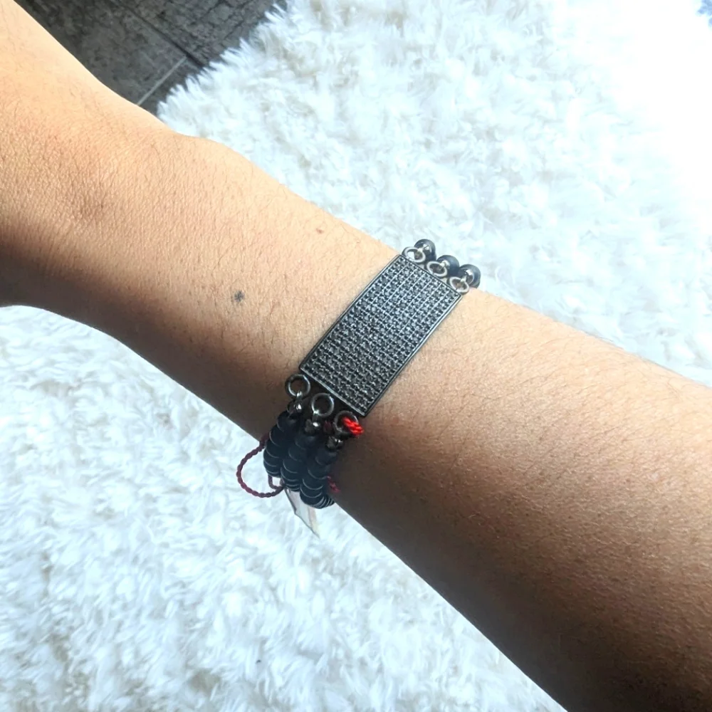 JOHNNY WAS Adi Bar Multi Strands Beaded Stretchy Bracelet